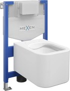 Mexen zestaw podtynkowy WC stelaż Fenix XS-F z miską WC Elis, biały połysk - 6803391XX00