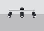 Listwa oświetleniowa LEMMI 3 czarna SOLLUX  LIGHTING