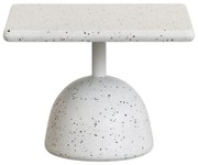 Biały stolik z lastryko 48x48 cm Saura – Kave Home