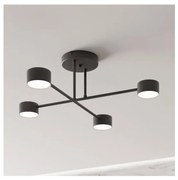 Żyrandol natynkowy HALO 4xGX53/10W/230V czarny