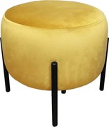 Pufa WILFRED MG VELVET musztardowa/curry ATOS