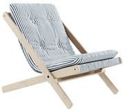 Fotel rozkładany Karup Design Boogie Raw/Beach Blue
