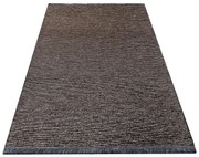 Brązowy dywan prostokątny z frędzlami T0-T27