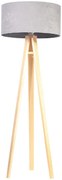 Lampa stojąca HOME 50 szara/sosna BPS KONCEPT