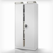 Szafa na dokumenty biurowa metalowa szara: JAN H, 900 x 1950 x 400 mm