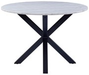 Stół z marmurowym blatem Actona Heaven, ⌀ 110 cm