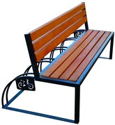 Ławka parkowa drewniana 150 cm P1-E03