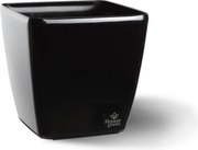 Flower Lover Osłonka na doniczkę Quadrato Easy czarny, 24 cm