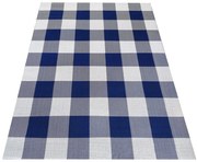 Sznurkowy dywan w kratę F6-M50