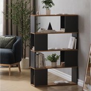 Rozdzielacz pokoju antracyt/złoty dąb 80x24x124.5 eneos