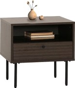 Stolik nocny MCW-N78,  ciemny brąz