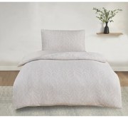 Pościel żakardowa Alabama beżowa, 140 x 200 cm, 70x 90 cm