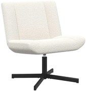 Kremowy fotel obrotowy do salonu B1-B78