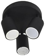 Oświetlenie punktowe FARGO 3xGU10/30W/230V czarny