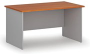 Biurko PRIMO GRAY, 140x80 cm, szary/wiśnia