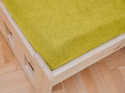 PrzytulneMieszkanie.pl Prześcieradło frotte do łóżeczka żółte 60x120 cm