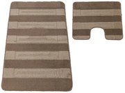 Elegancki nowoczesny zestaw chodniczków łazienkowych F6-H59