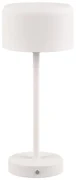 Biała lampa stołowa LED ze ściemniaczem (wys. 30 cm) Jeff – Trio