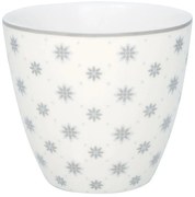 Szara porcelanowa filiżanka Green Gate Laurie, 300 ml
