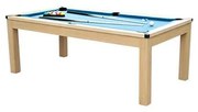 Stół modułowy - Bilard & ping-pong BALTHAZAR - 213*112*81,5 cm - Niebieski