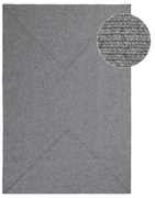 Szary dywan odpowiedni na zewnątrz 230x160 cm – NORTHRUGS