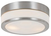 Zewnetrzna Nowoczesna lampa sufitowa zewnętrzna stalowa 23 cm IP44 - Flavi Nowoczesny Oswietlenie zewnetrzne