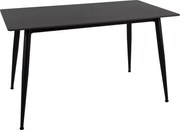 Stół jadalniany RION 130x70 cm z ceramicznym blatem, czarny marmur