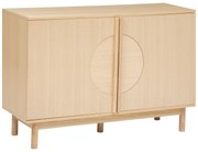 Komoda nowoczesna ARDEN, japandi, 119 x 40 x 80 cm