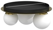 Lampa sufitowa PLATO 2xE14 + 1xE27, 3 kule, potrójna, złoto