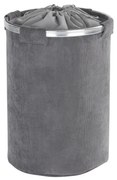 Szary kosz na pranie Wenko Cordoba, 68 l