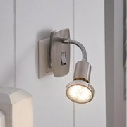 Eglo 902366 - Oprawa LED do gniazdka MINI 1xGU10/2,8W/230V chrom matowy