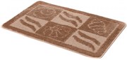 Antypoślizgowy brązowy chodniczek łazienkowy P9-R73