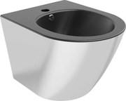 Mexen Lena bidet wiszący, czarny mat/srebrny - 35224874