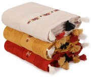 Bawełniane ręczniki frotte zestaw 3 szt. 50x90 cm Asorti – Foutastic