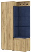 Garderoba do przedpokoju SINGAPUR 104 dąb craft/granatowy MEBLOWA 1