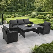 Zestaw mebli ogrodowych z technorattanu Micheline PATIO