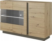 KOMODA 138 WITR MARCO DĄB ARTISAN + SZARY GRAFIT nowoczesne wyposażenie