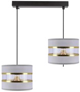 Szara podwójna lampa wisząca - 10X D254 Z9-G51