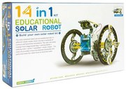 Edukacyjny Zestaw Solarny Robot 14w1 - Pies, Łódka