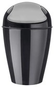 Koziol Kosmetyczny kosz na śmieci DEL S, 5 l, czarny