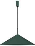 Lampa wisząca na przewodzie CAPITAL 1xGX53/15W/230V śr. 60 cm zielona