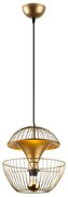 Lampa wisząca w kolorze złota z metalowym kloszem ø 30 cm Telmander – Opviq lights
