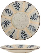 Jasnoniebiesko-kremowy kamionkowy talerz deserowy ø 16 cm Leonie – Bloomingville