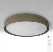 Brilagi - ściemnialna oprawa sufitowa LUCIA LED/48W/230V śr. 41 cm taupe + pilot