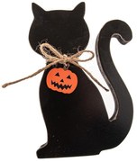 Drewniana figurka (wysokość 15,5 cm) Happy Halloween – Dakls
