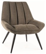 Oliwkowo zielony fotel relaksacyjny CELLA BREGO