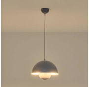 Lampa wisząca na przewodzie JARDEN 1xE27/15W/230V szara