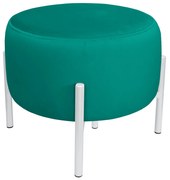 Pufa OLA LOFT ławka podnóżek metal biała MG20