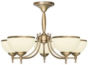 Krótki klasyczny żyrandol z mosiądzu CR-S5AKE