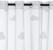 Firanka do pokoju dziecięcego NUAGE, w chmurki, 140 x 240 cm